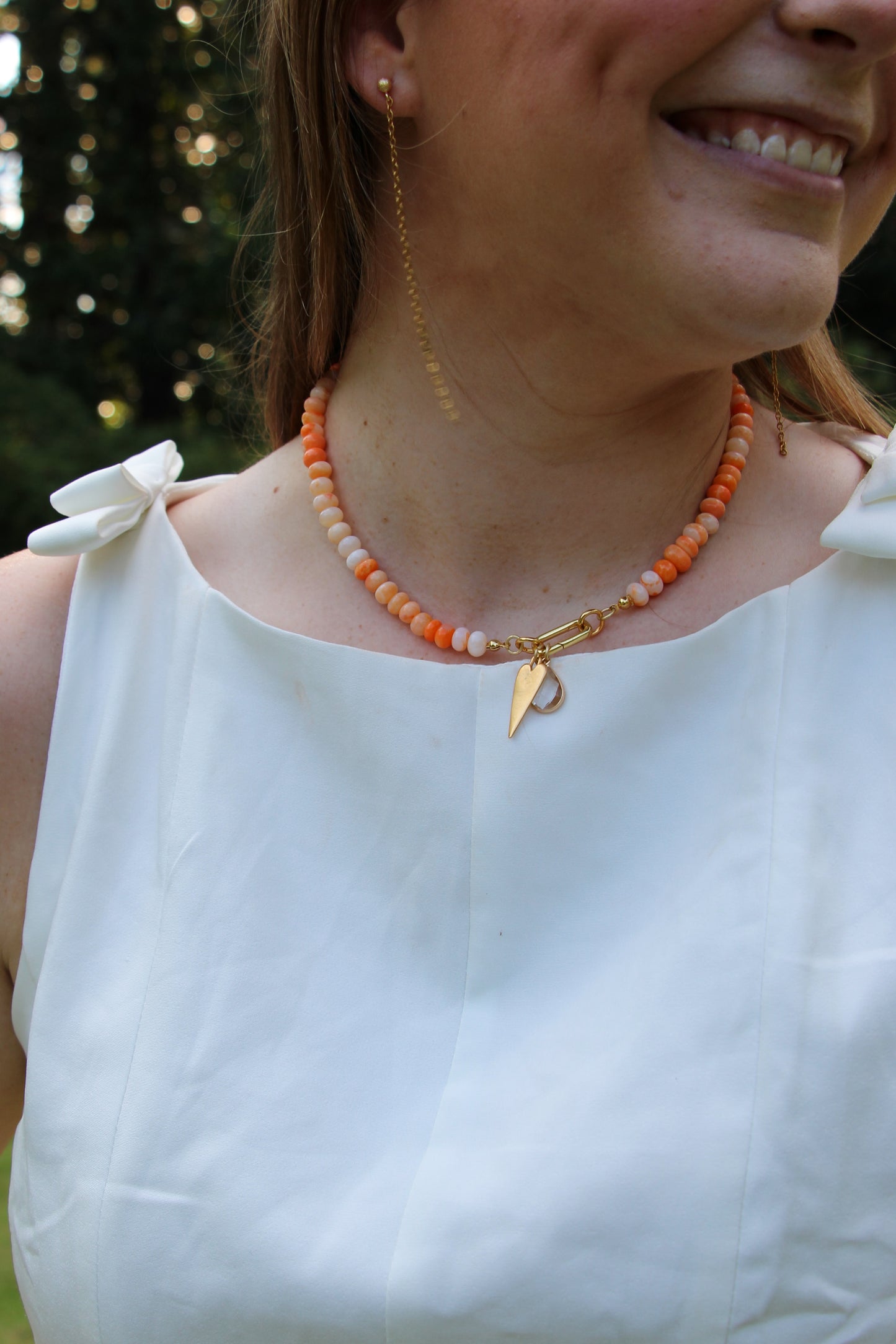 The Orange Bead Charm
