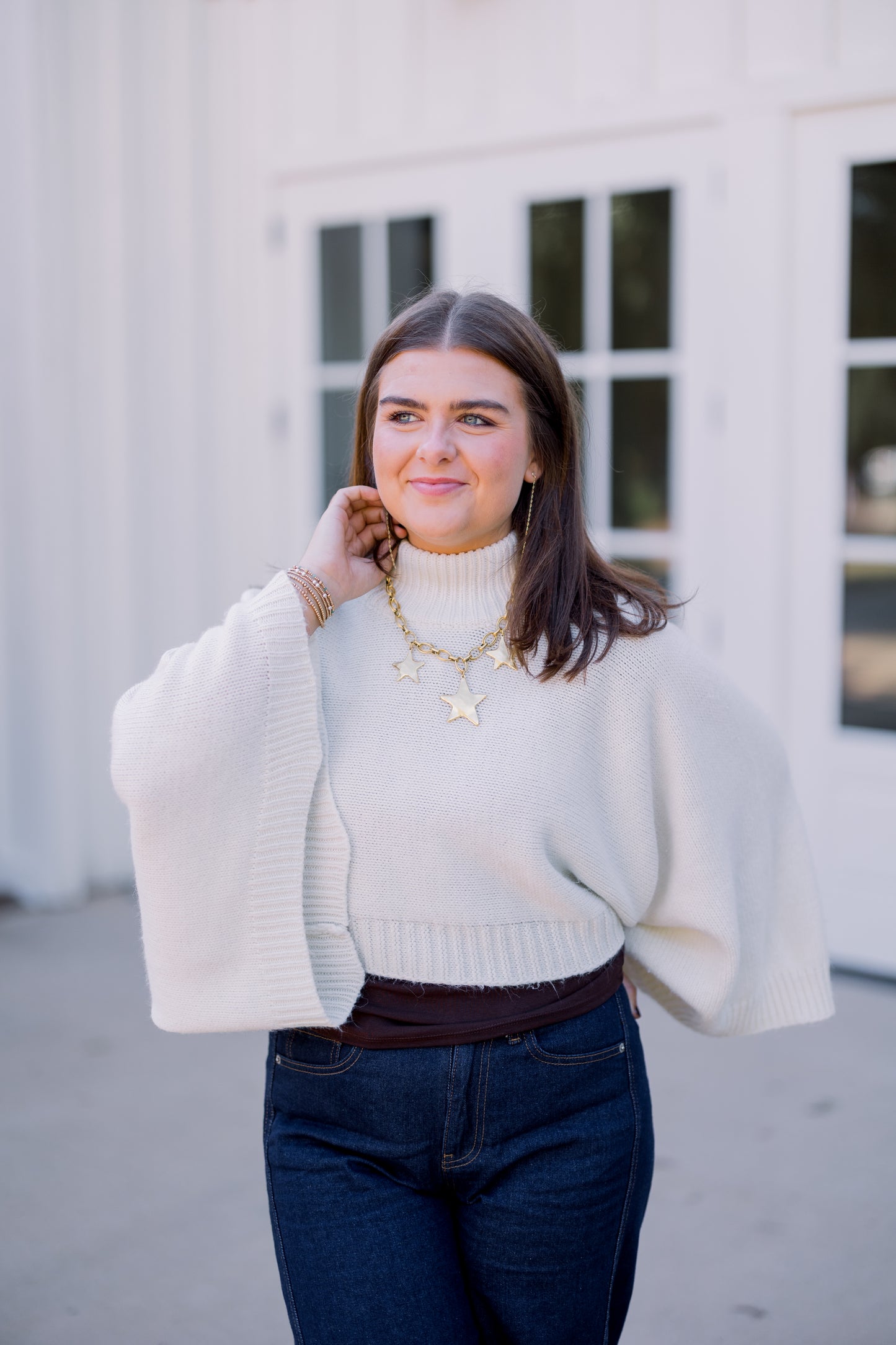 Triple Threat Star Necklace