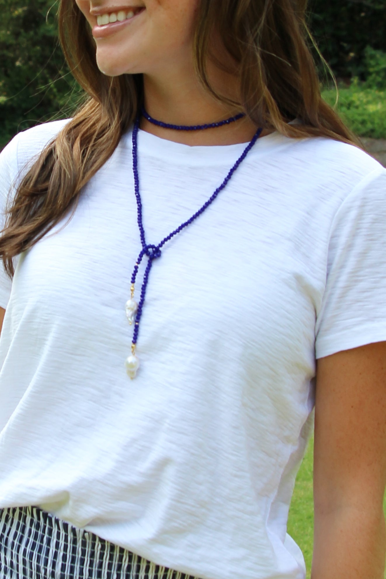 The Navy Pearl Wrap