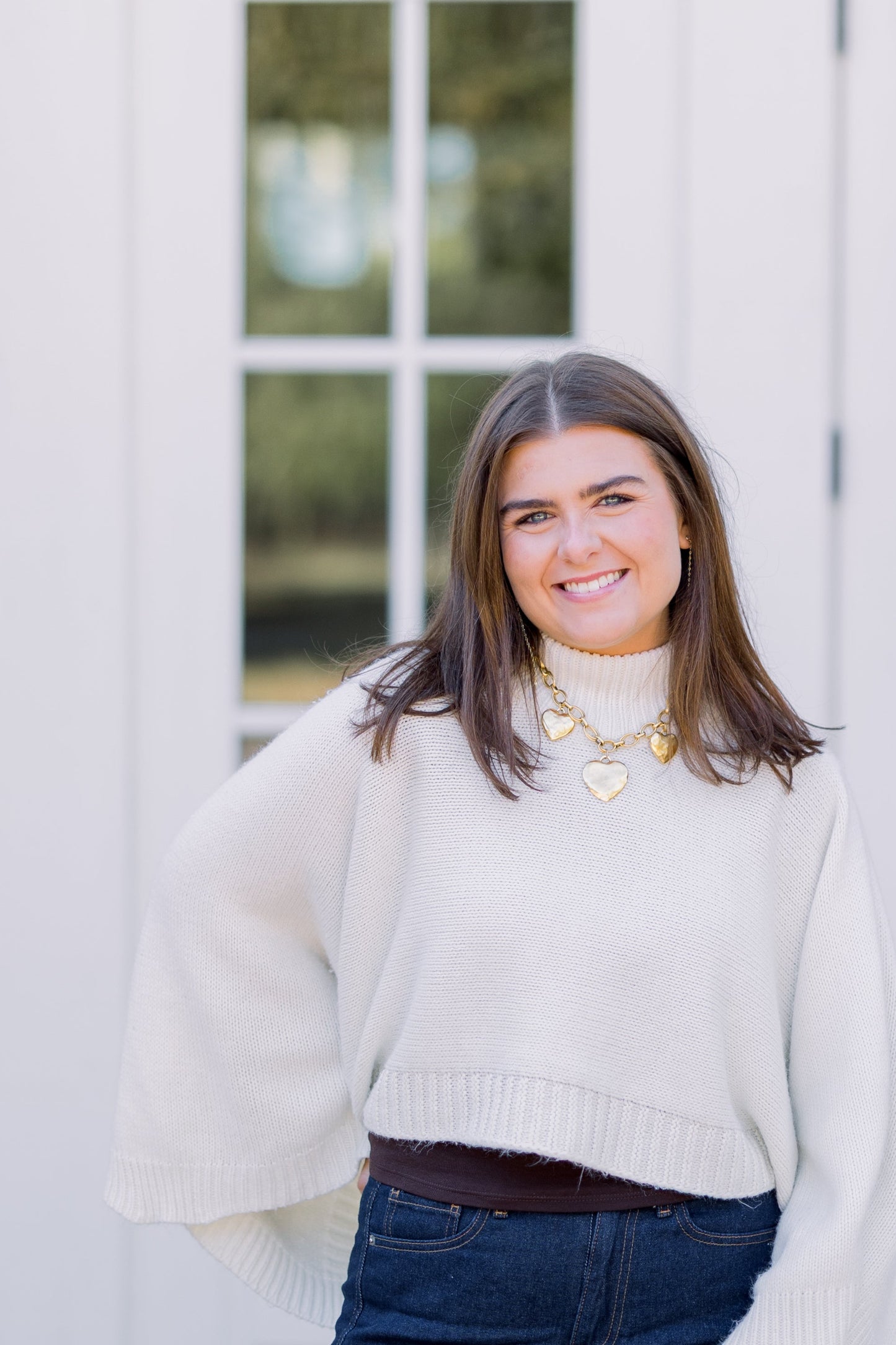 Triple Threat Heart Necklace