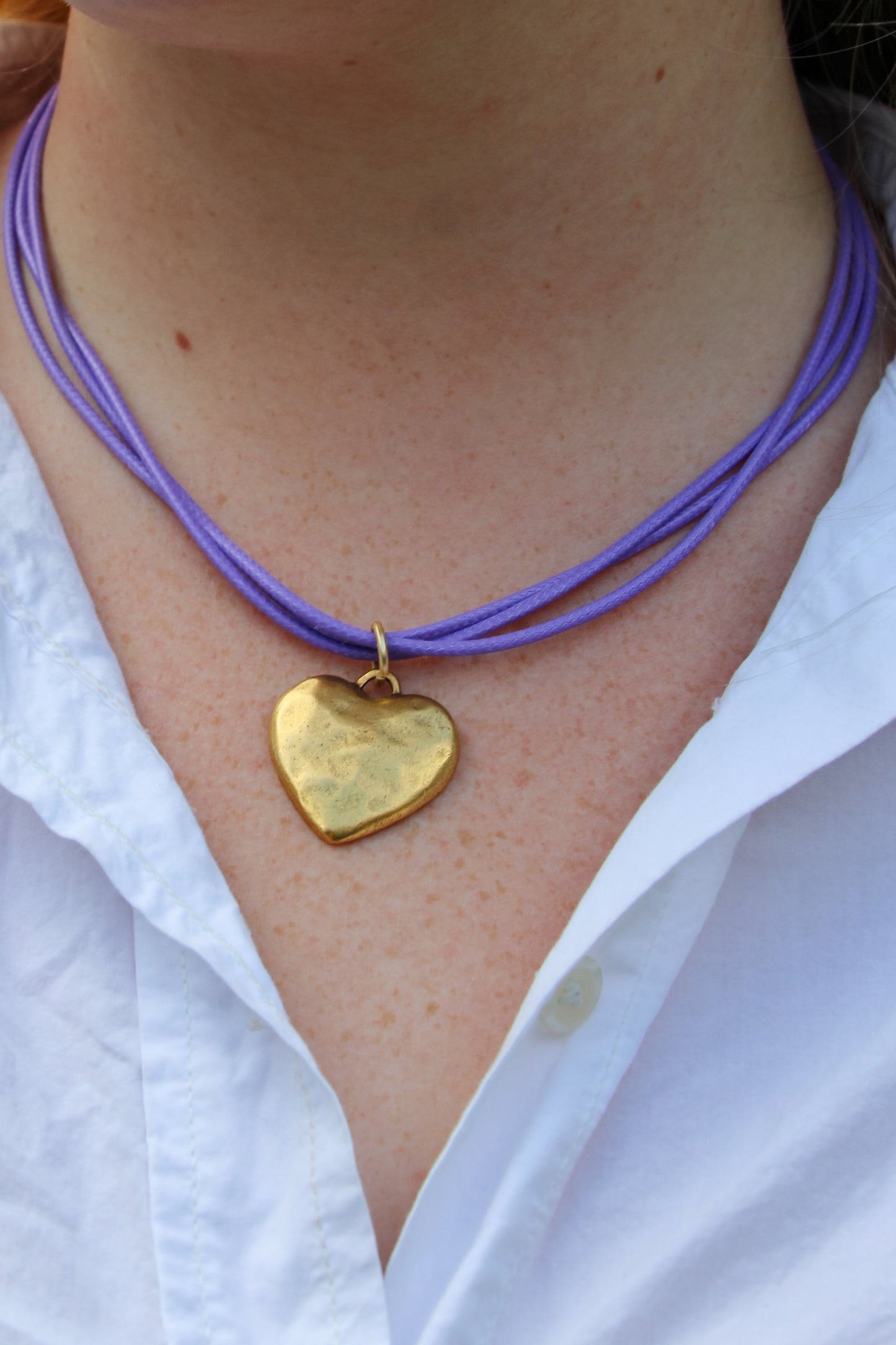 The Purple Gameday Heart