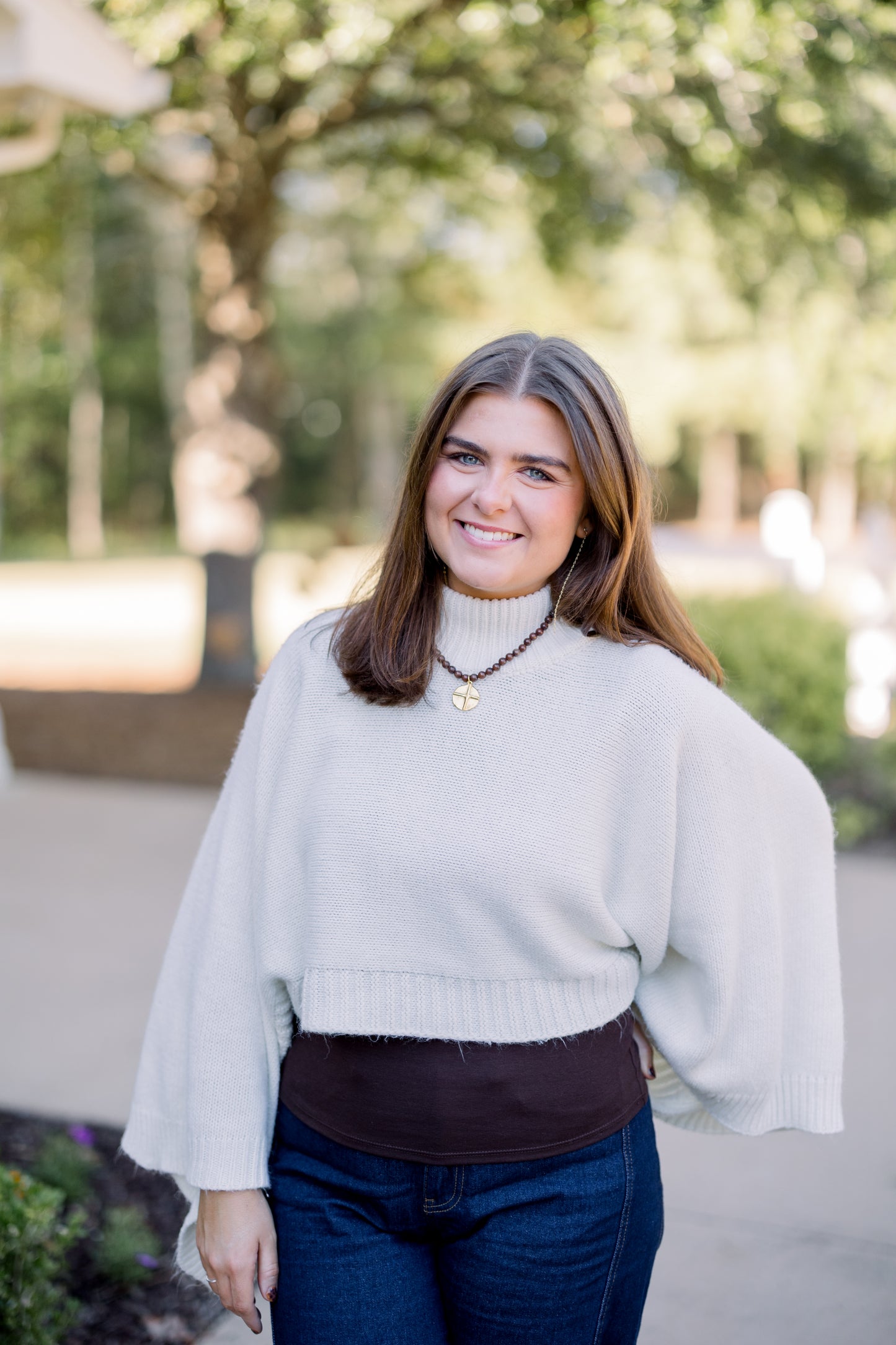 The Brown Bead Reversible Charm