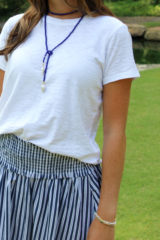 The Navy Pearl Wrap