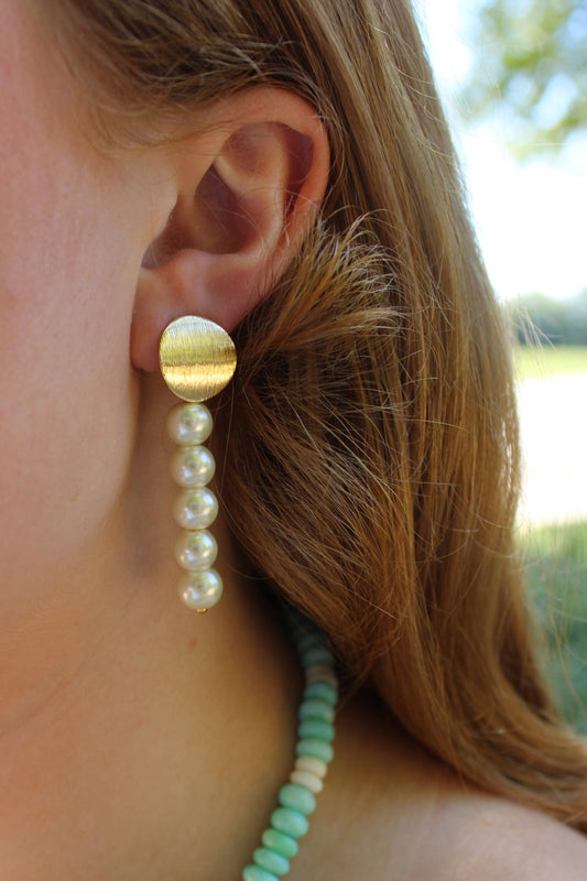 The Pearl Drop Earring - Long