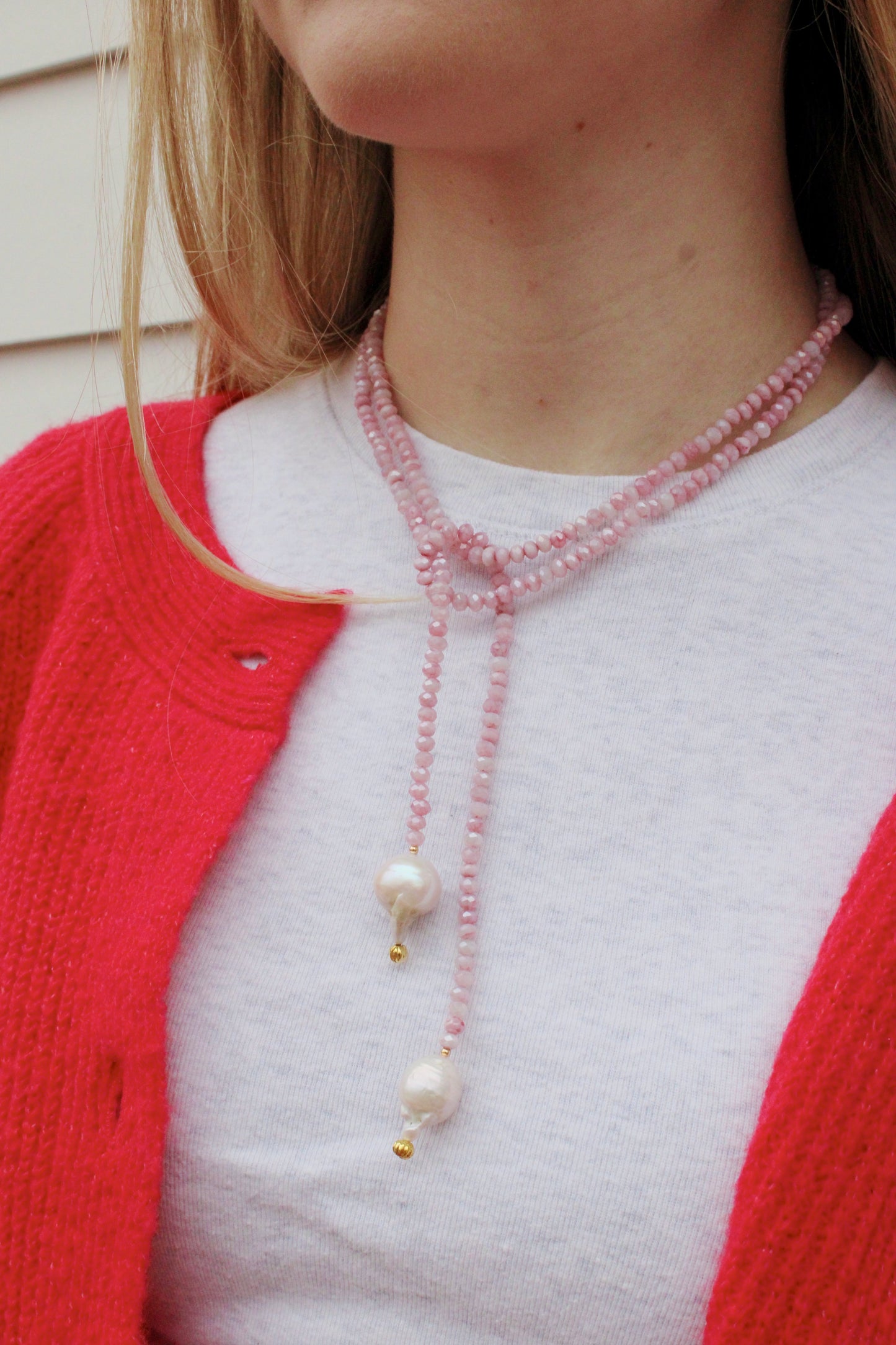 The Pastel Wrap Pearl - Lilac and Pink