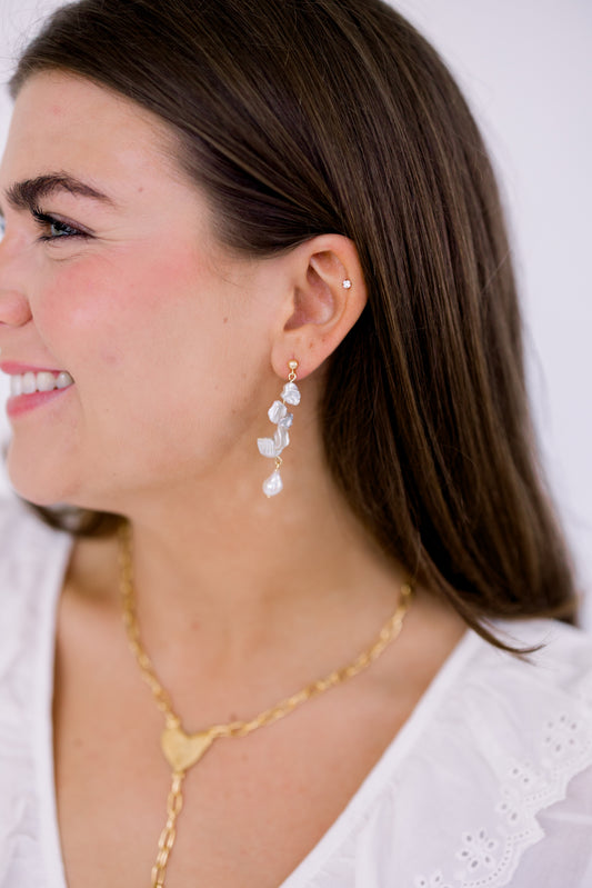 Asymmetrical Pearl Drops