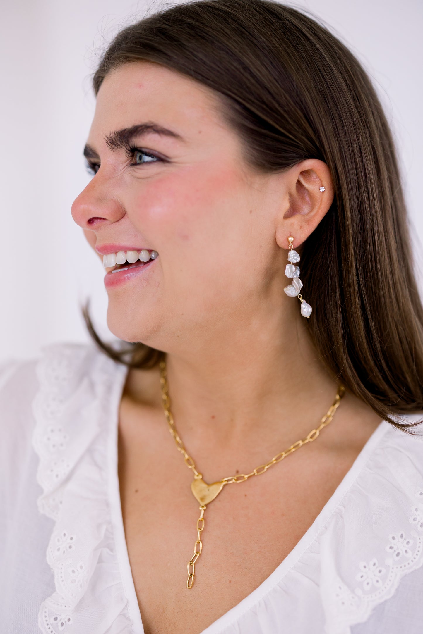 Asymmetrical Pearl Drops